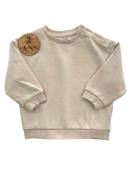 Sweat beige, Kiabi