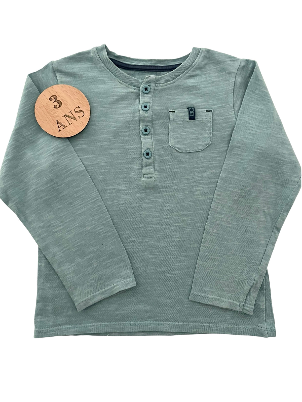 Tee-shirt bleu-gris, Obaïbi