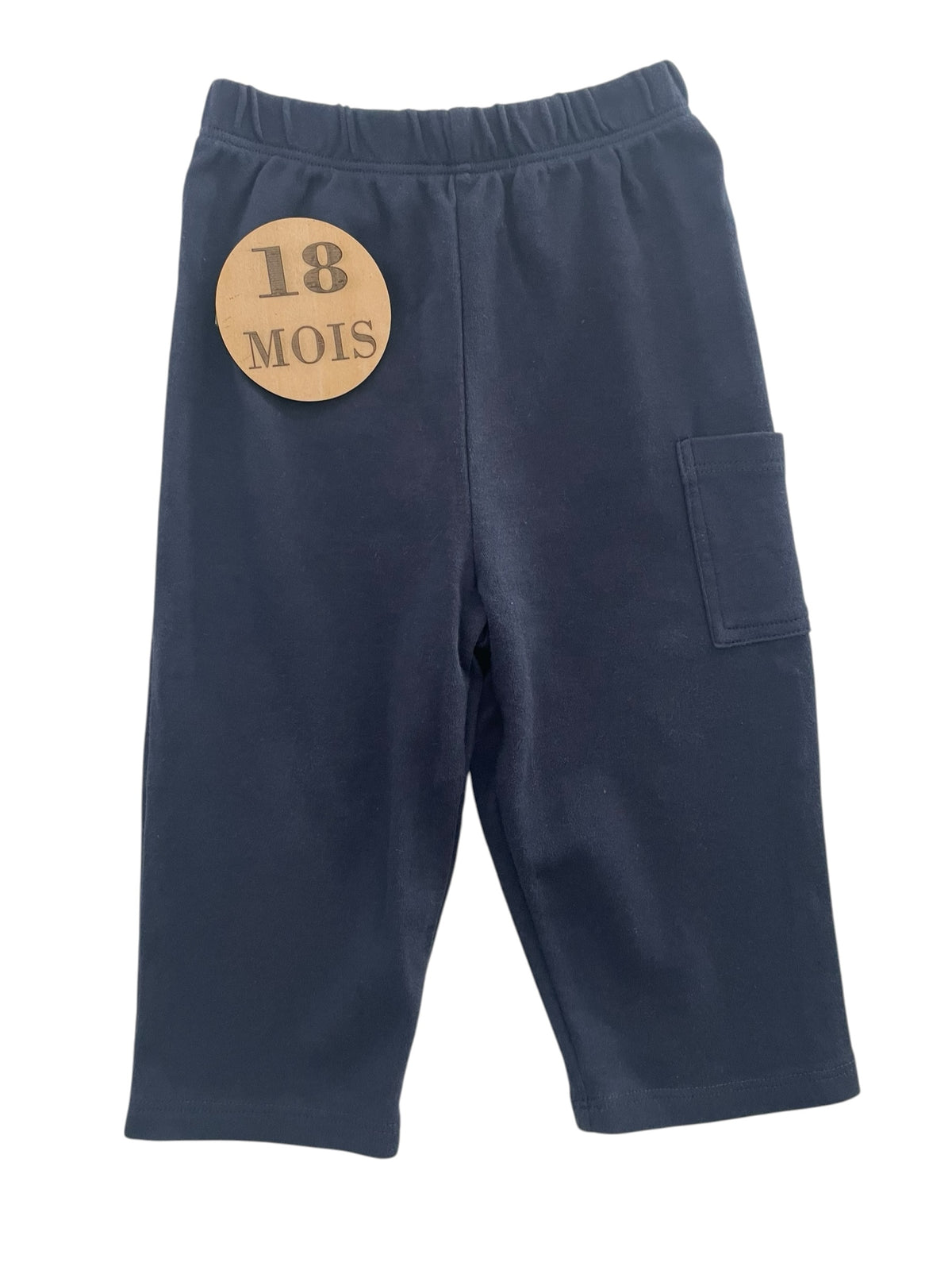 Pantalon coton bleu-marine, Tim Pouce