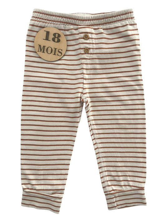 Pantalon souple, rayé, La Redoute