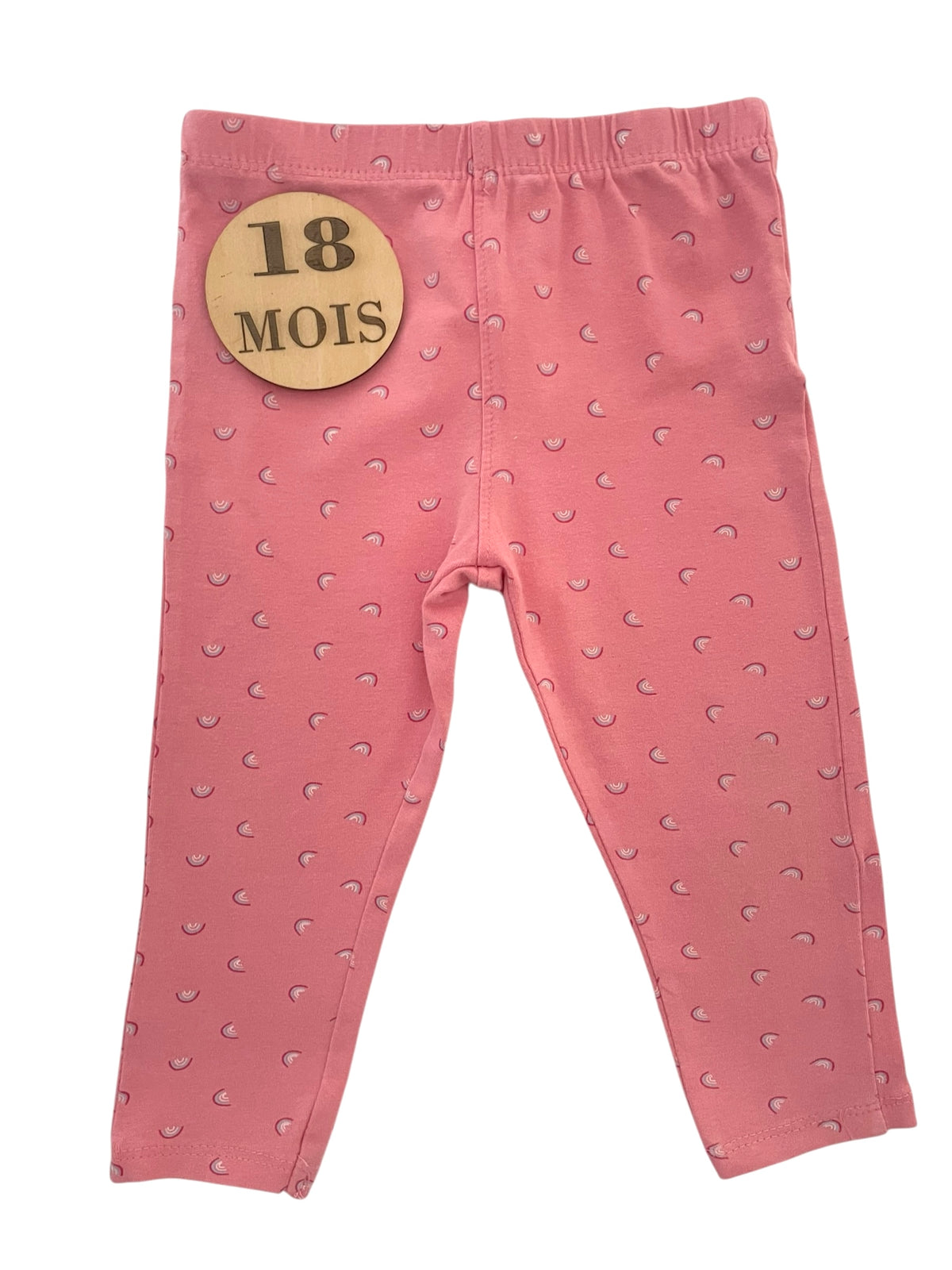 Legging rose, arc-en-ciel, Mots d’enfants