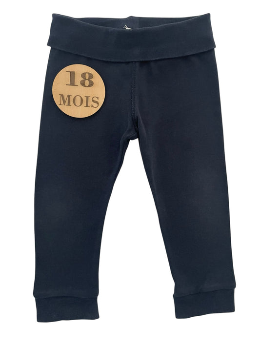 Legging bleu-nuit, les bébés sont comme ça