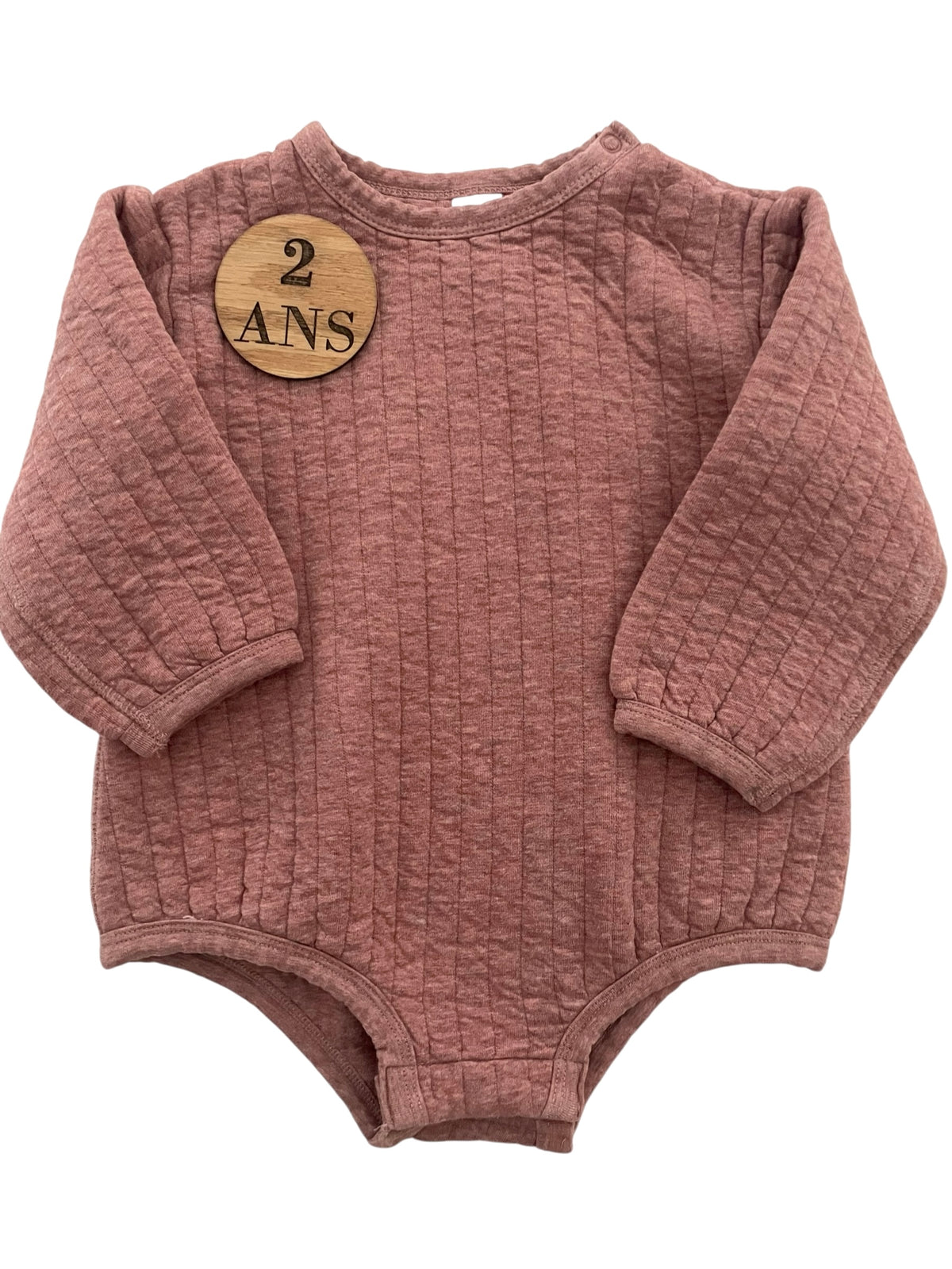 Barboteuse épaisse, vieux rose, H&M